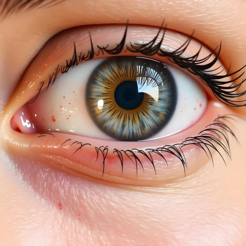 Close Up Of A Caucasian Woman S Eye Around 25 Years Old With Tears Falling Detailed Iris Red Veins And Fair Skin In A White Background 23 2d0d