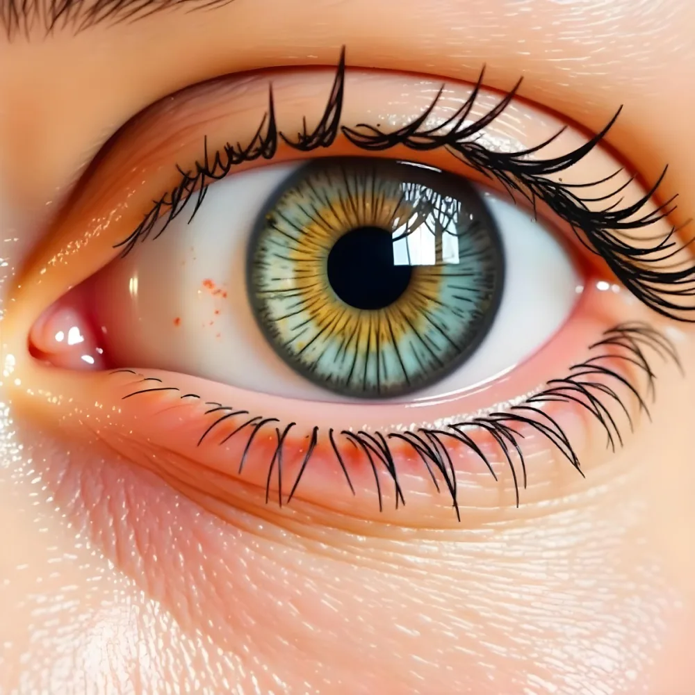 Close Up Of A Caucasian Woman S Eye Around 25 Years Old With Tears Falling Detailed Iris Red Veins And Fair Skin In A White Background 26 7b49