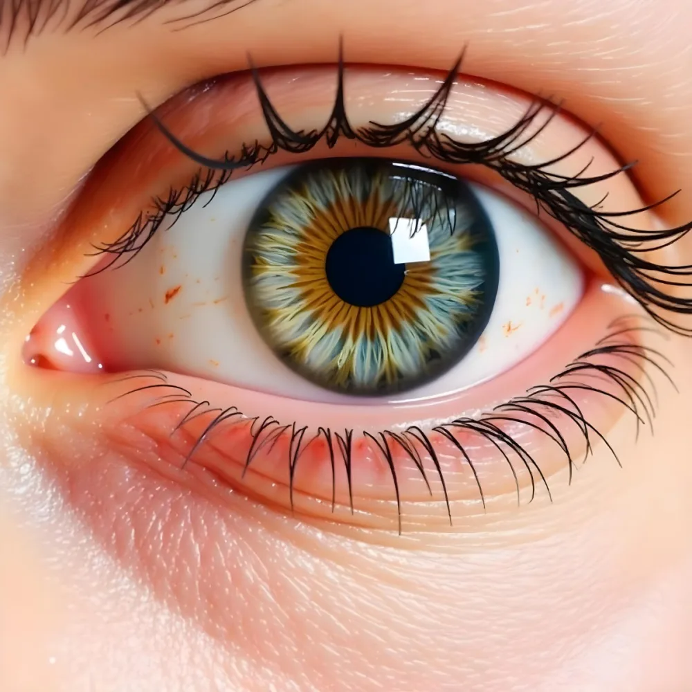 Close Up Of A Caucasian Woman S Eye Around 25 Years Old With Tears Falling Detailed Iris Red Veins And Fair Skin In A White Background 32 2acb