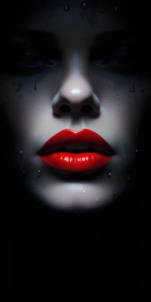 Close Up Of A Woman S Lips