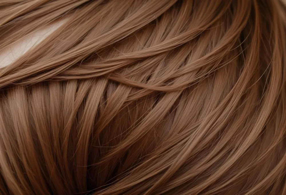 Close Up Of Brown Hair Strands Of Hair In Disarray Natural Light Warm Tones Soft Texture Hair Is The Only Subject 12