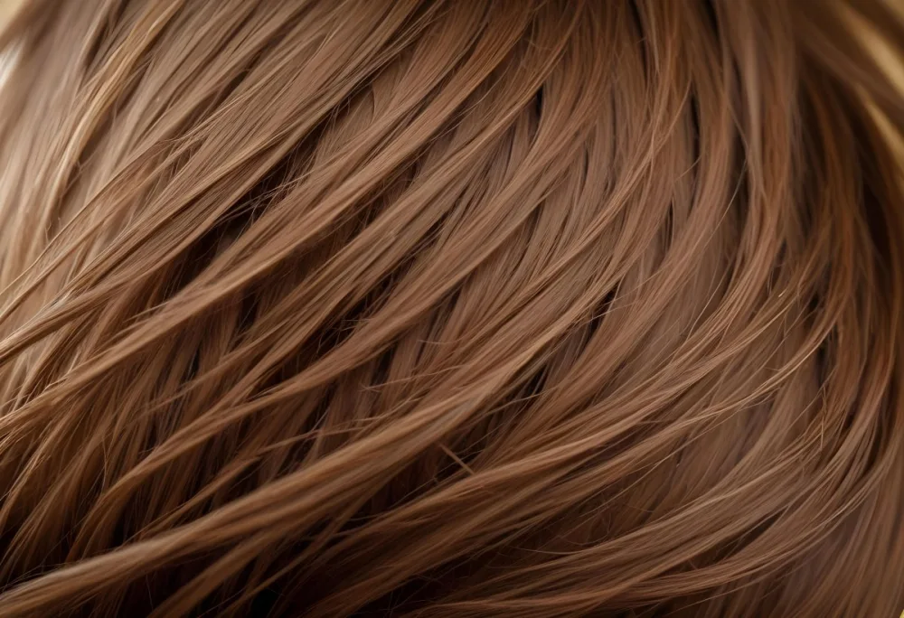 Close Up Of Brown Hair Strands Of Hair In Disarray Natural Light Warm Tones Soft Texture Hair Is The Only Subject 30 0658