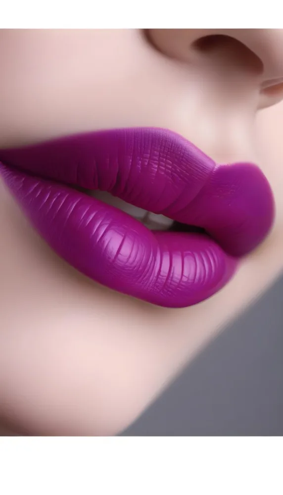 Close Up Of Full Lips With Bold Purple Lipstick Showcasing A Gradient Effect From Dark To Lighter Shades Of Purple The Background Is Dark Emphasizing The Lips 2 Abd5