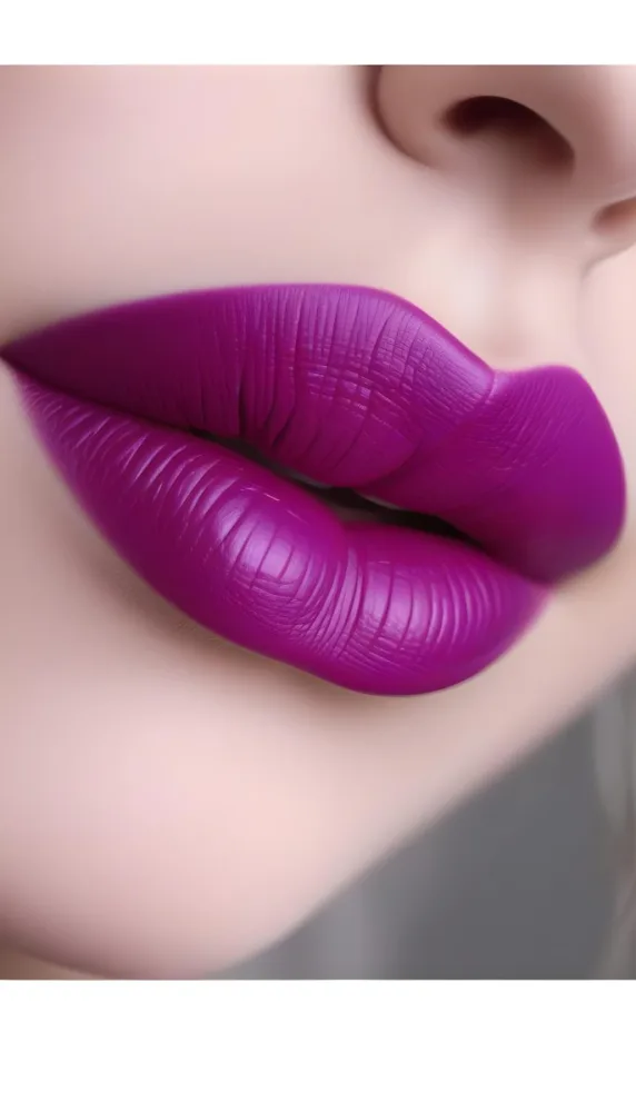 Close Up Of Full Lips With Bold Purple Lipstick Showcasing A Gradient Effect From Dark To Lighter Shades Of Purple The Background Is Dark Emphasizing The Lips 24 4d0f