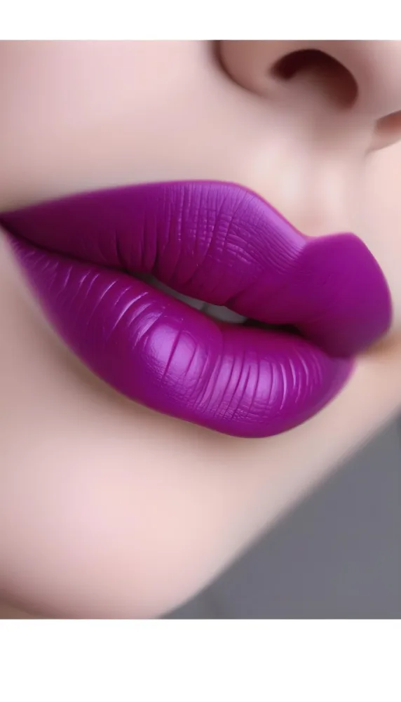 Close Up Of Full Lips With Bold Purple Lipstick Showcasing A Gradient Effect From Dark To Lighter Shades Of Purple The Background Is Dark Emphasizing The Lips 33 Ee7f