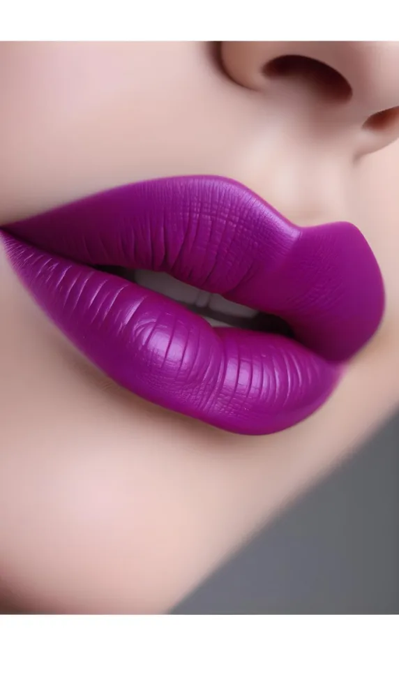 Close Up Of Full Lips With Bold Purple Lipstick Showcasing A Gradient Effect From Dark To Lighter Shades Of Purple The Background Is Dark Emphasizing The Lips 39 C359