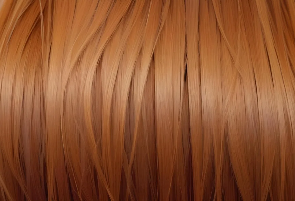 Close Up Of Long Straight Auburn Hair With Subtle Highlights Creating A Warm And Textured Effect On A Neutral Background 21 1247