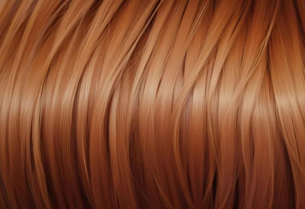 Close Up Of Long Straight Auburn Hair With Subtle Highlights Creating A Warm And Textured Effect On A Neutral Background 22 9bbc