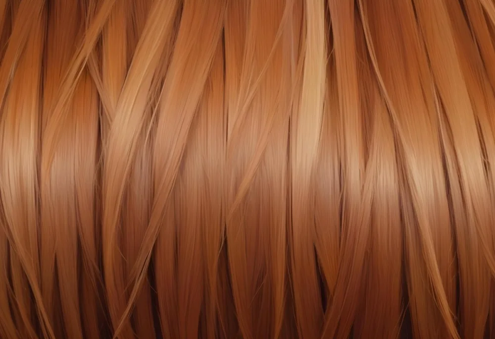 Close Up Of Long Straight Auburn Hair With Subtle Highlights Creating A Warm And Textured Effect On A Neutral Background 25 19d3