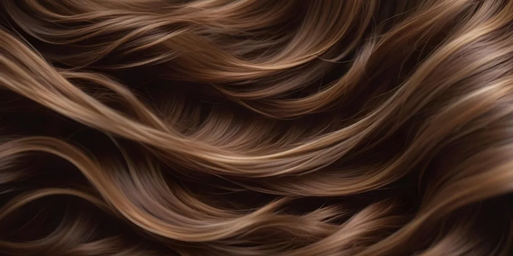 Close Up Of Wavy Shiny Brown Hair With Varying Shades Displaying Smooth Texture And Natural Highlights 16 A3f3