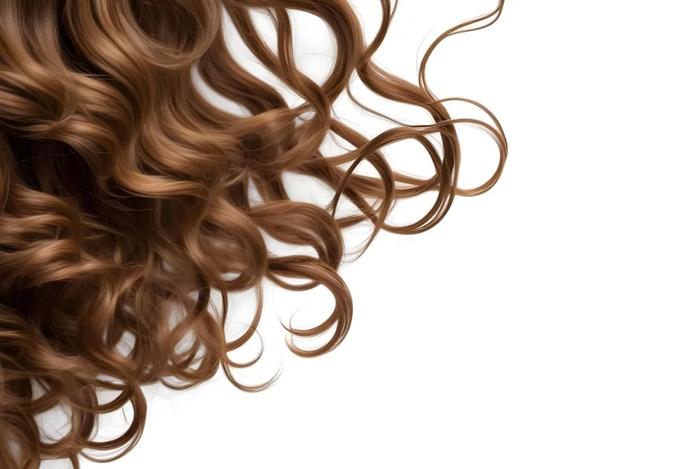 Closeup Of Wavy Curly Brown Hair 16 Fc39