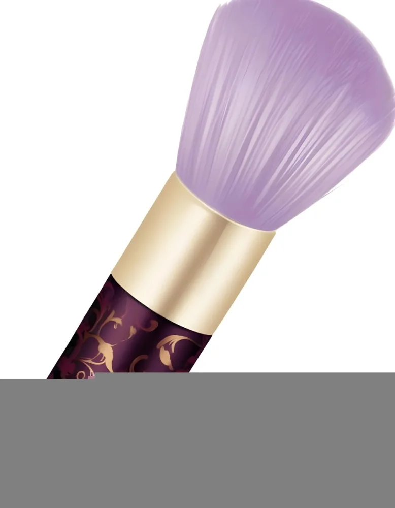 Digital Painting A Golden Makeup Brush