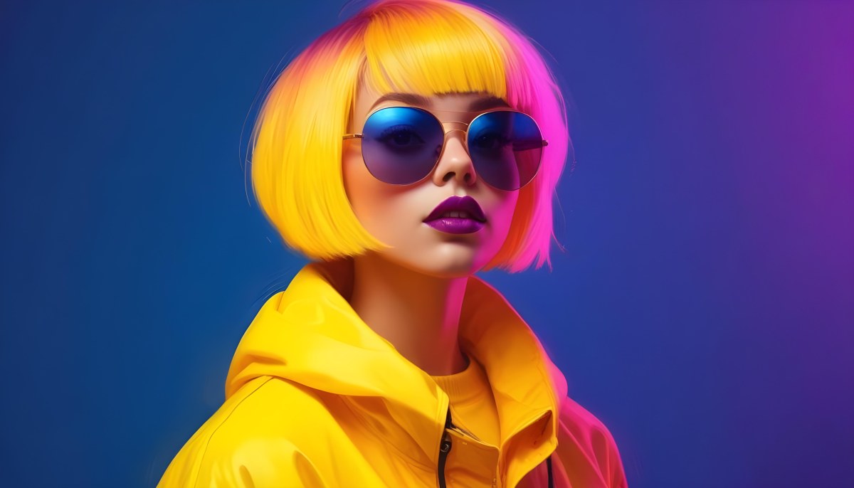 Digital Painting A Young Woman