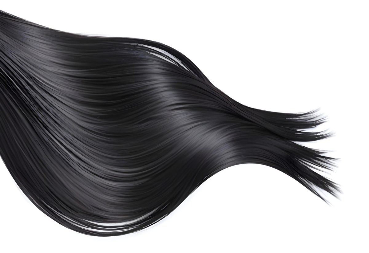 Flowing Black Hair With Smooth Shiny Strands 13 14c4