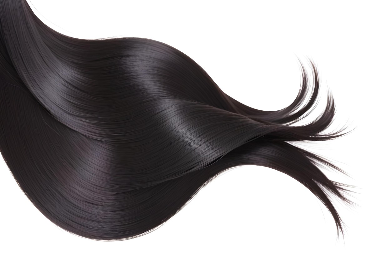 Flowing Black Hair With Smooth Shiny Strands 2 Ee30