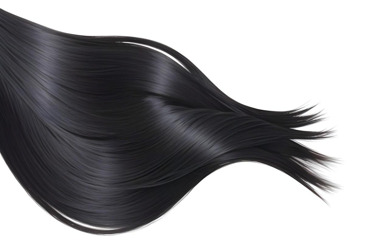 Flowing Black Hair With Smooth Shiny Strands 3 C90d