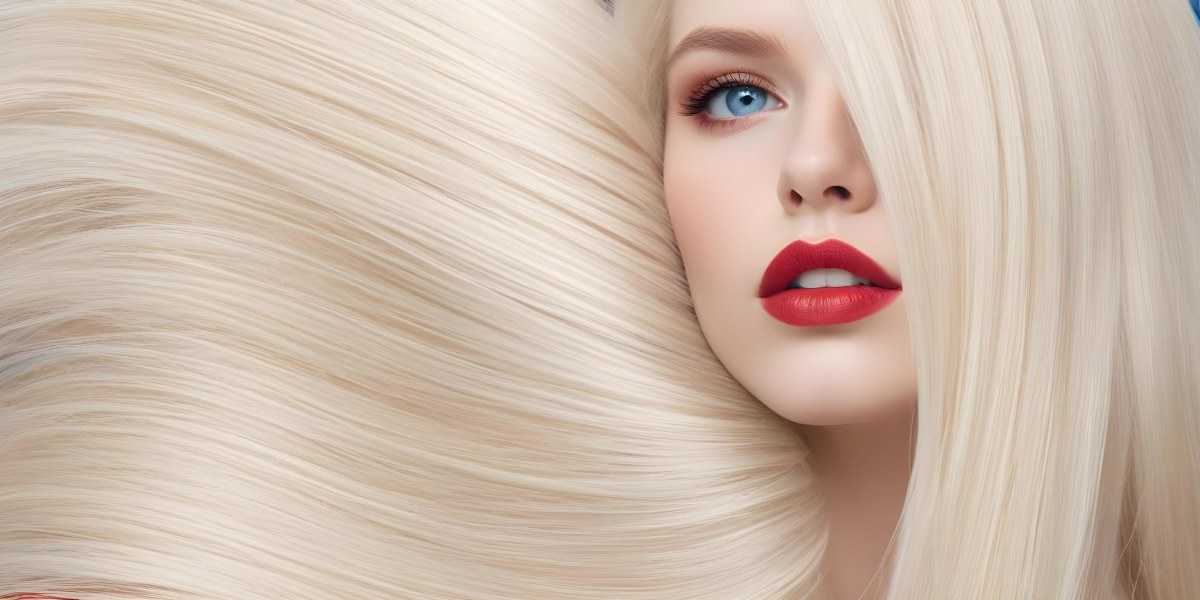 Minimal Soft Studio Light Photography A Close Up Portrait Of A Young Caucasian Woman With Long Straight Platinum Blonde Hair And Bright Blue Eyes She Has Full Red Lips And Is Wearing Dramatic Makeup The Backg 6 Bc42