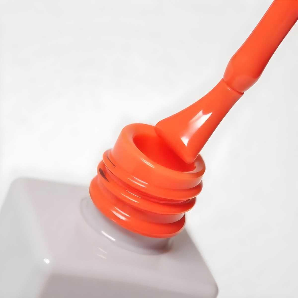 Orange Nail Polish Bottle