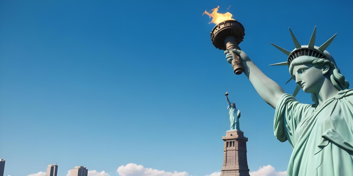 3d Model Statue Of Liberty Arm Holding The Torch Blue Sky Background Figure Octane Render Volumetric Highly Detailed Videogame Aesthetic 45 1d70