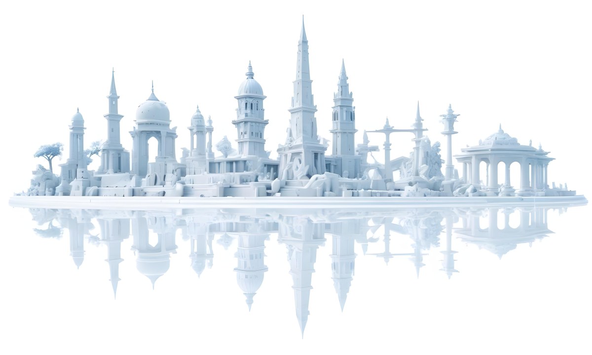 3d Model World Monuments In White Background Figure Octane Render Volumetric Highly Detailed Videogame Aesthetic 9 2e22