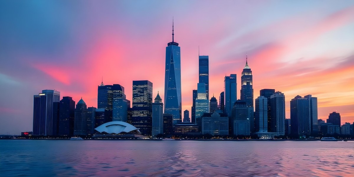 Skyline Of A Modern City