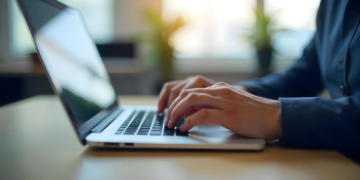 A Person S Hands Typing