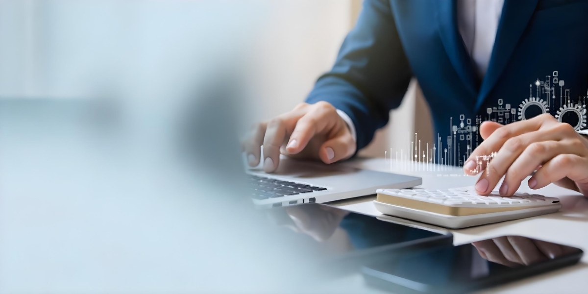 A Person S Hands Typing On A Laptop Keyboard In A Blurred Office Environment 5 B209
