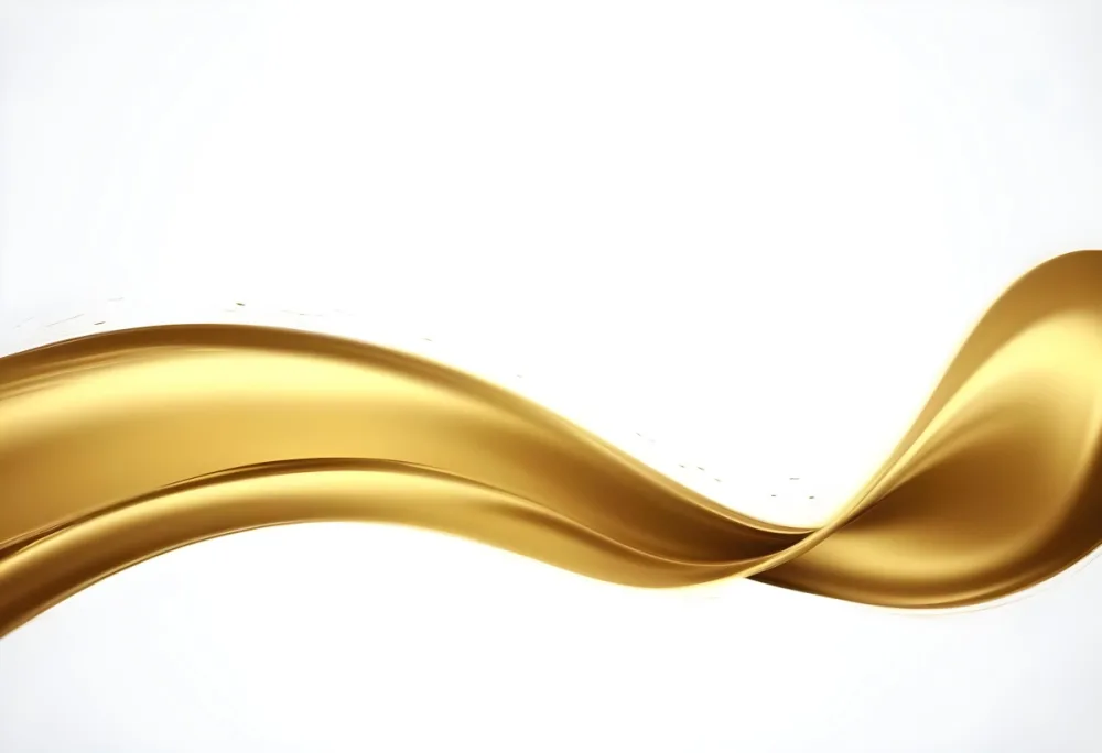 Digital Painting Golden Liquid Wave Flowing Horizontally Smooth And Shiny Texture Dynamic Movement Clean And Minimalist Design Bright And Neutral Background Elegant And Modern Aesthetic Abstract Representation Of 27 B2b4