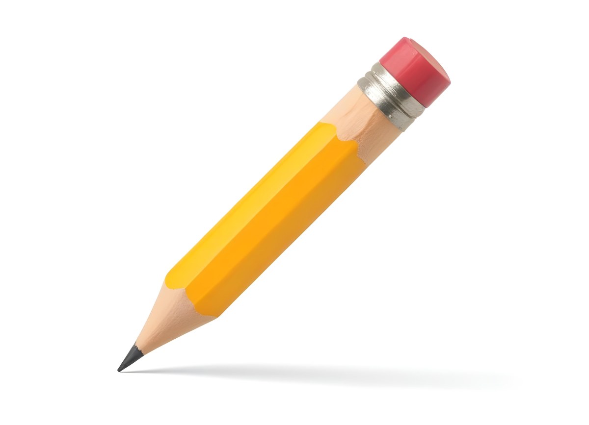 A Yellow Number Two Pencil With A Yellow Eraser On A White Background The Pencil Is Sharpened And Ready To Use 4 3f4f