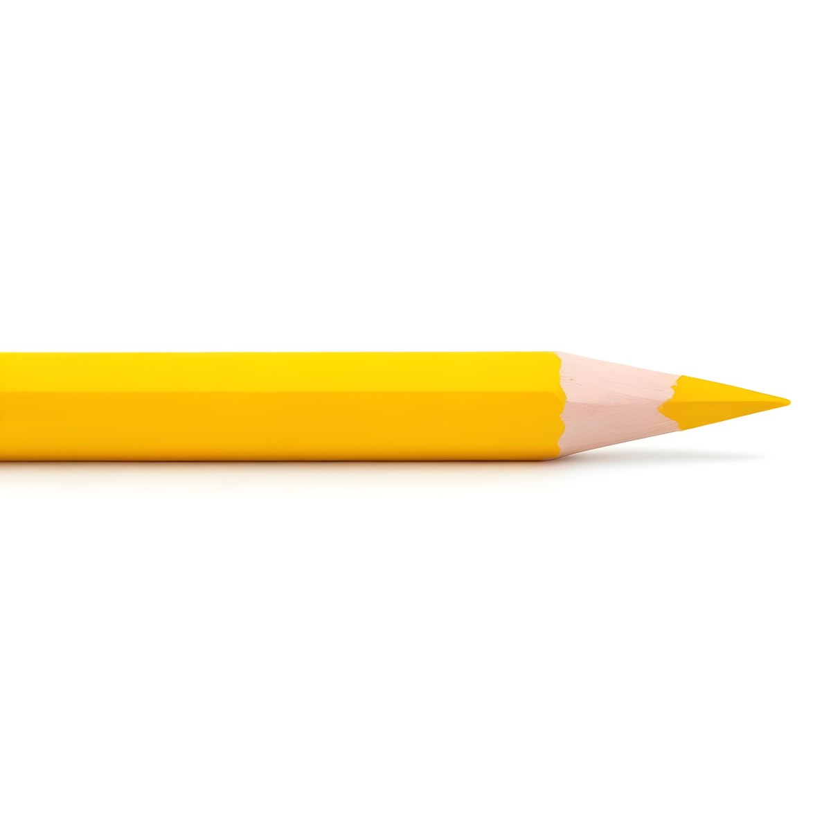 Yellow Pencil On A White Background 36 A7a4 2137