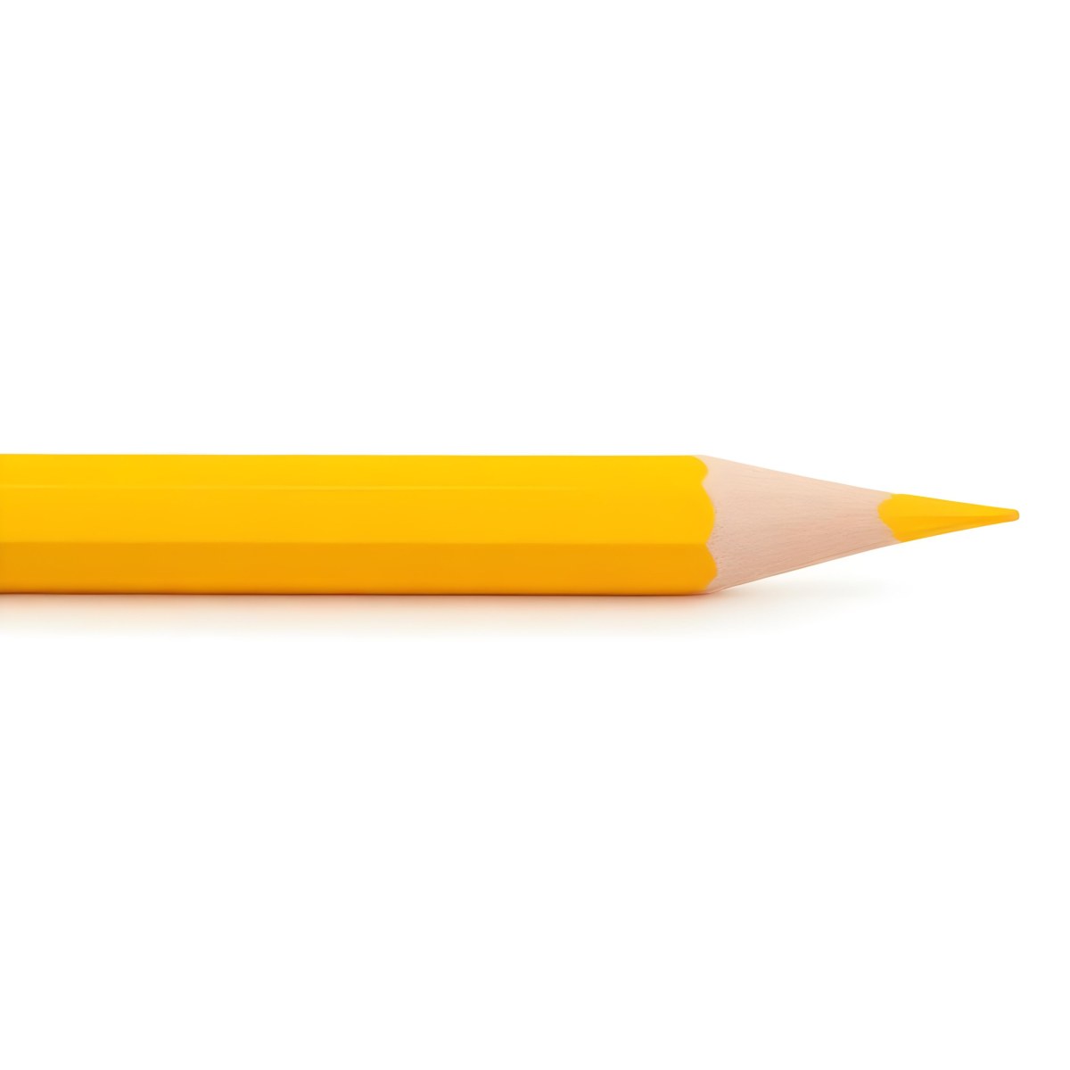 Yellow Pencil On A White Background 4 Fd60 C489
