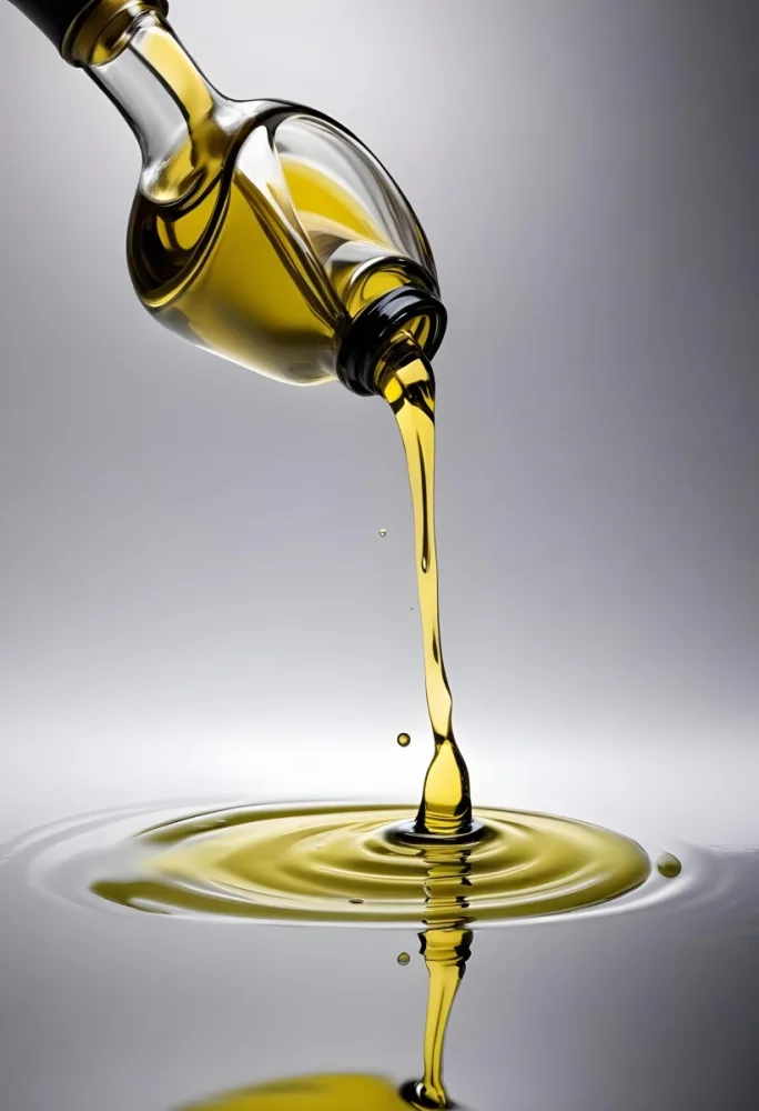 A Bottle Pouring Yellow Liquid Creating A Splash And Ripple Effect In The Water 3 3a90