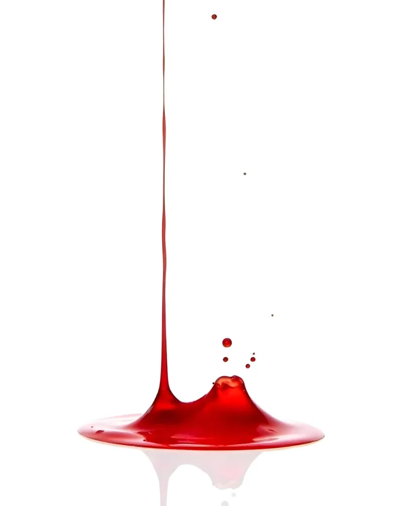 Red Liquid Pouring And Splashing On A White Surface Creating A Small Pool Clean And Simple Composition Studio Shot Bright Lighting 22 6e94