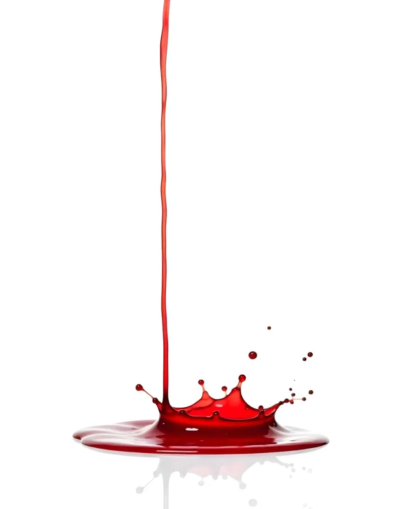 Red Liquid Pouring And Splashing On A White Surface Creating A Small Pool Clean And Simple Composition Studio Shot Bright Lighting 28 0d2d