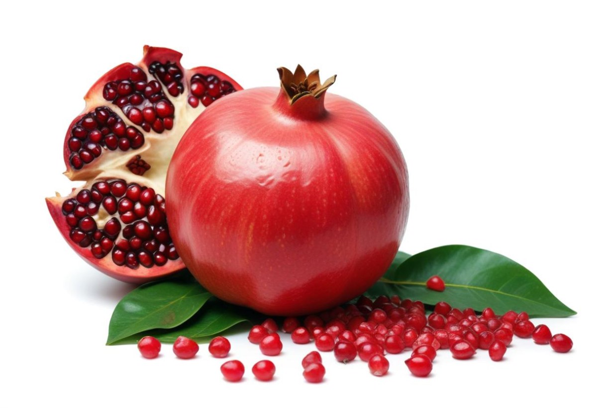 35mm Film Photography A Red Pomegranate Fruit With 1 Db3d