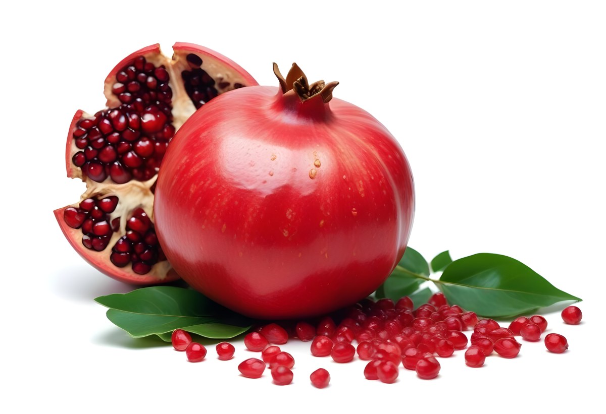 35mm Film Photography A Red Pomegranate Fruit With 43 A7f6