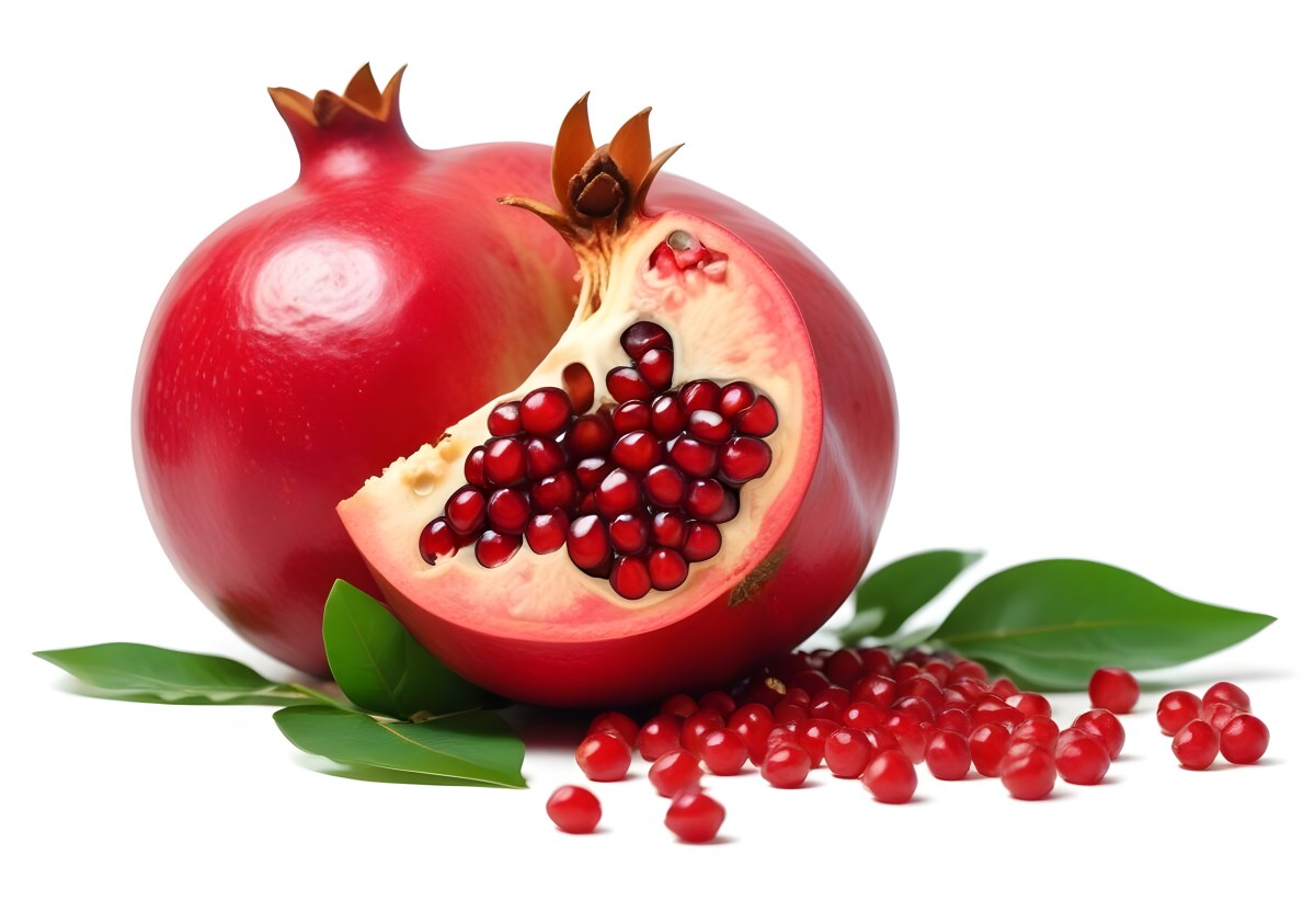 35mm Film Photography A Red Pomegranate Fruit With 55 90e8