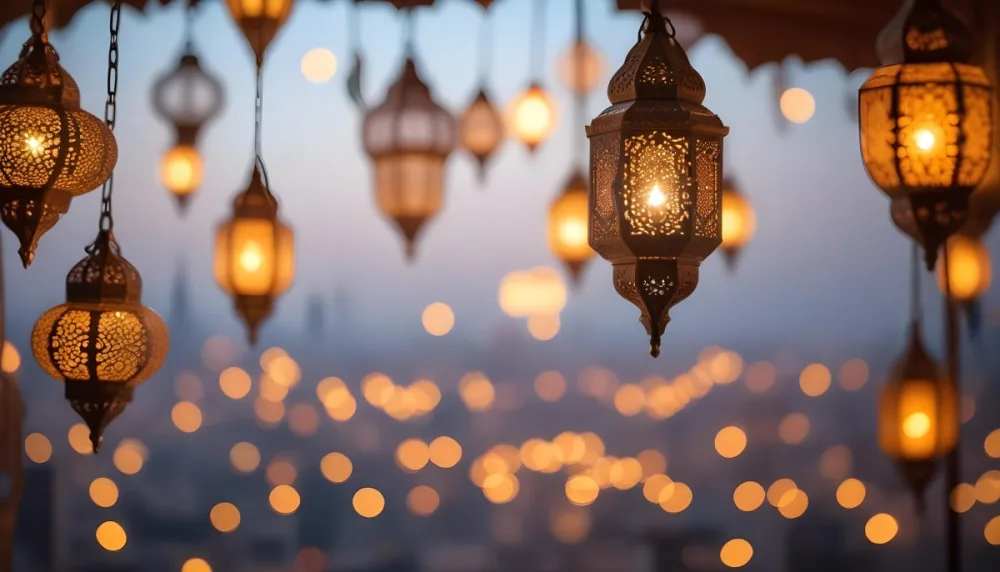 A Hanging Arabic Lantern