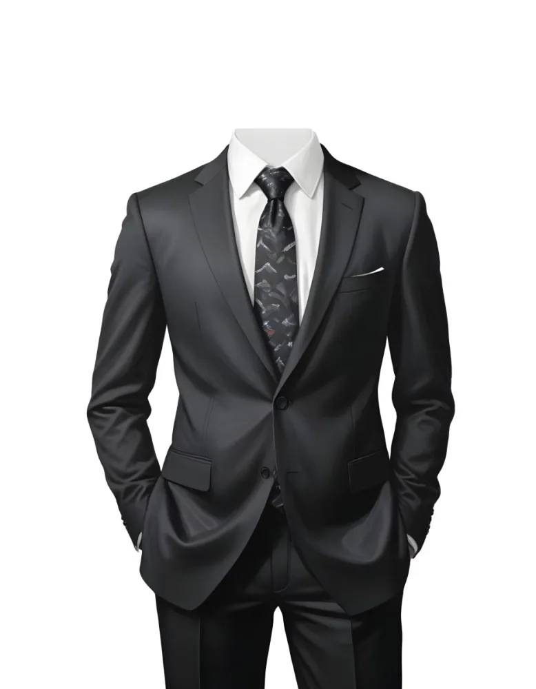 Digital Painting A Black Suit