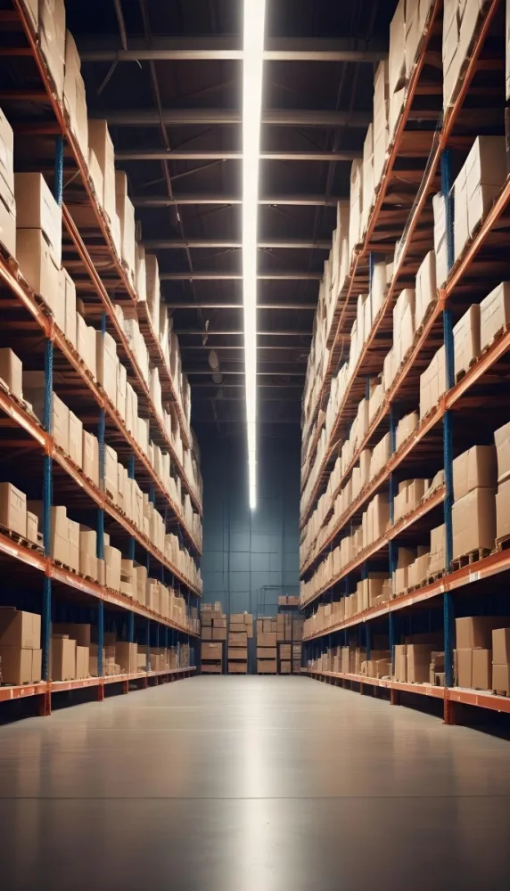 Minimal Soft Studio Light Photography A Large Industrial Warehouse