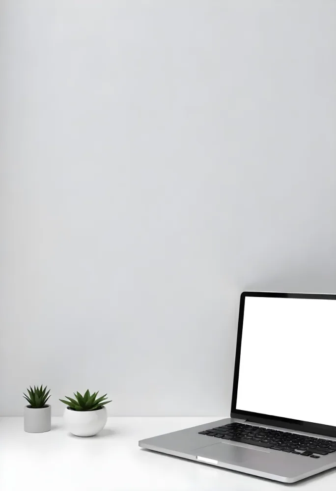 A Blank Black Canvas With A White Frame Two Small Succulent Plants And A White Wall Background 56 D1d1