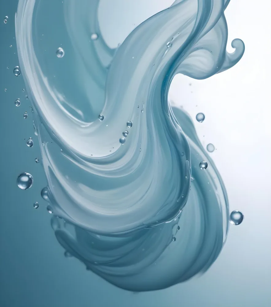 Minimal Soft Studio Light Photography Swirling Liquid With Droplets Creating An Abstract And Ethereal Composition High Detail Solid Bold Color Background 11 8f28