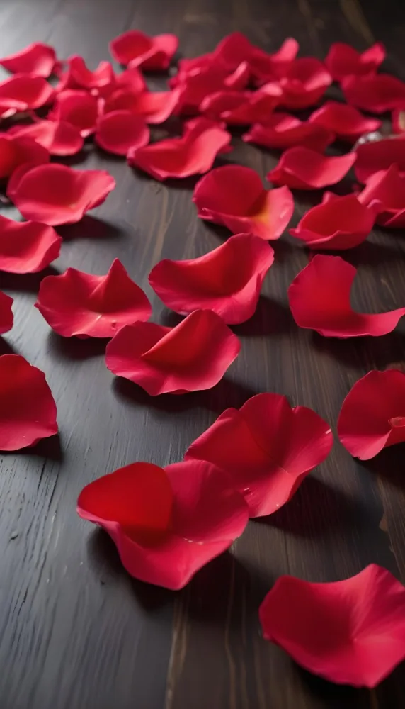 35mm Film Photography Red Rose Petals Scattered On A Wooden Surface The Petals Vary In Orientation And Overlap Slightly Creating A Vibrant Contrast Against The Dark Wood White Rose Petals Scattered On A Metal Surface 5 4f73