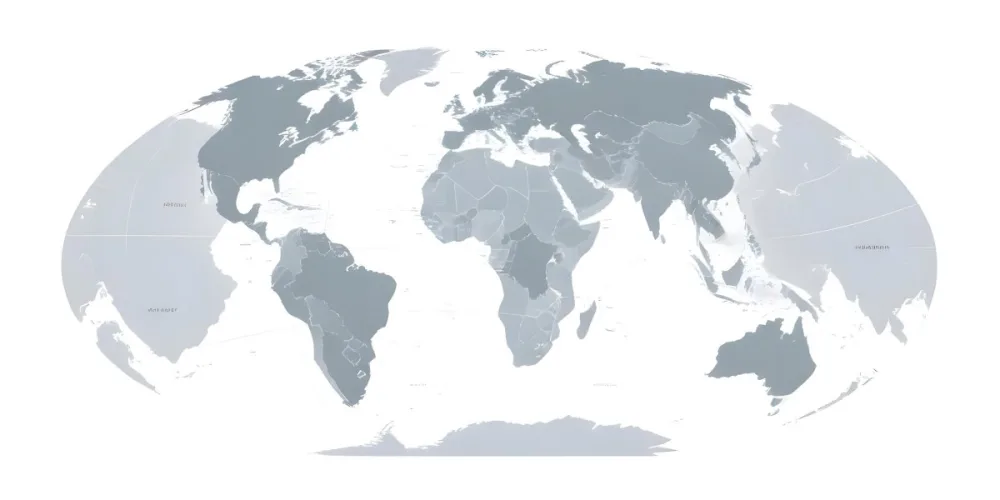 3d Model World Map With Continents In Gray And White Centered On Africa And Europe With A Curved Perspective Simple And Minimalist Design Figure Octane Render Volumetric Highly Detailed Videogame Aesthetic 36 Ba64