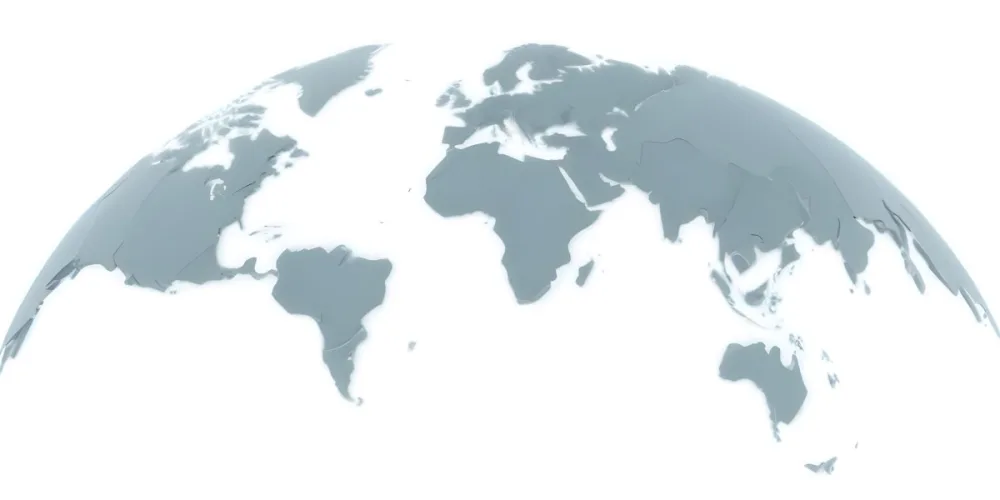 3d Model World Map With Continents In Gray And White Centered On Africa And Europe With A Curved Perspective Simple And Minimalist Design Figure Octane Render Volumetric Highly Detailed Videogame Aesthetic 44 D6c0