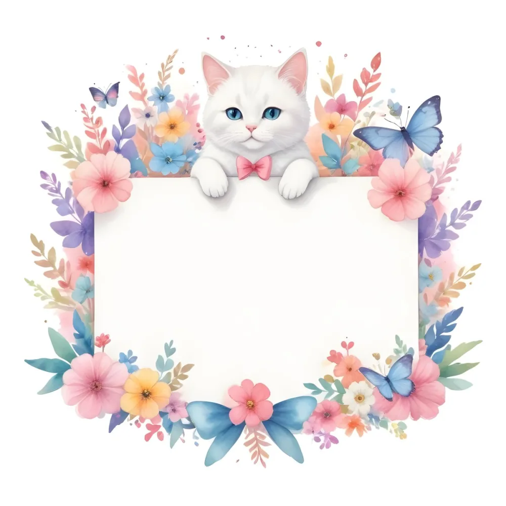 A Cute White Cat