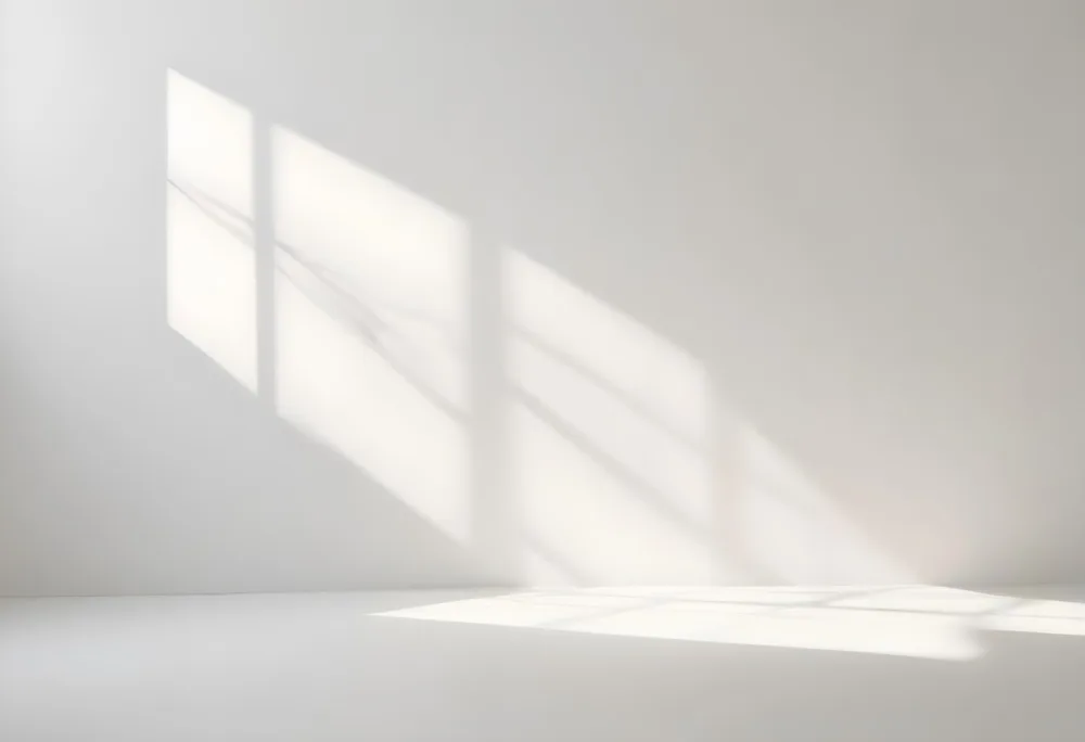 A Minimalist White Background With Soft Blurred Shadows Creating A Serene And Calming Atmosphere 3 3b56