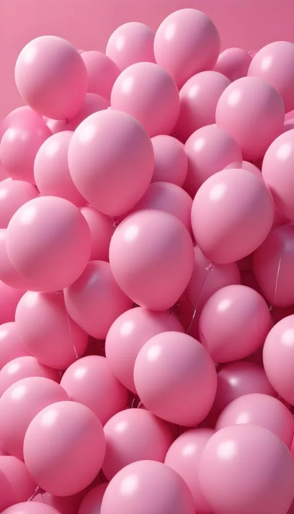 Colorful Balloons In Shades Of Pink Filling The Frame 3 Ce65