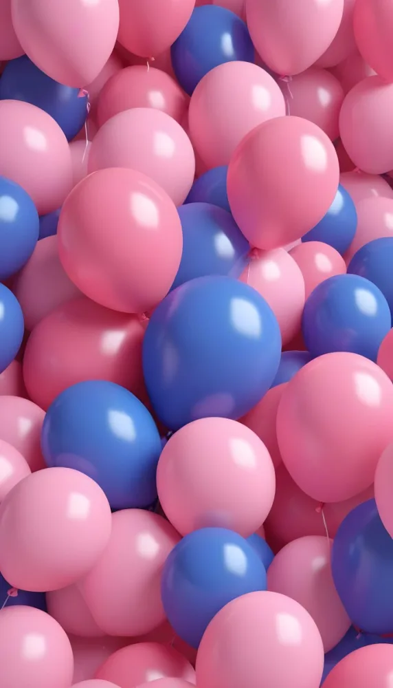 Colorful Balloons In Shades Of Pink Filling The Frame 39 Bd5c
