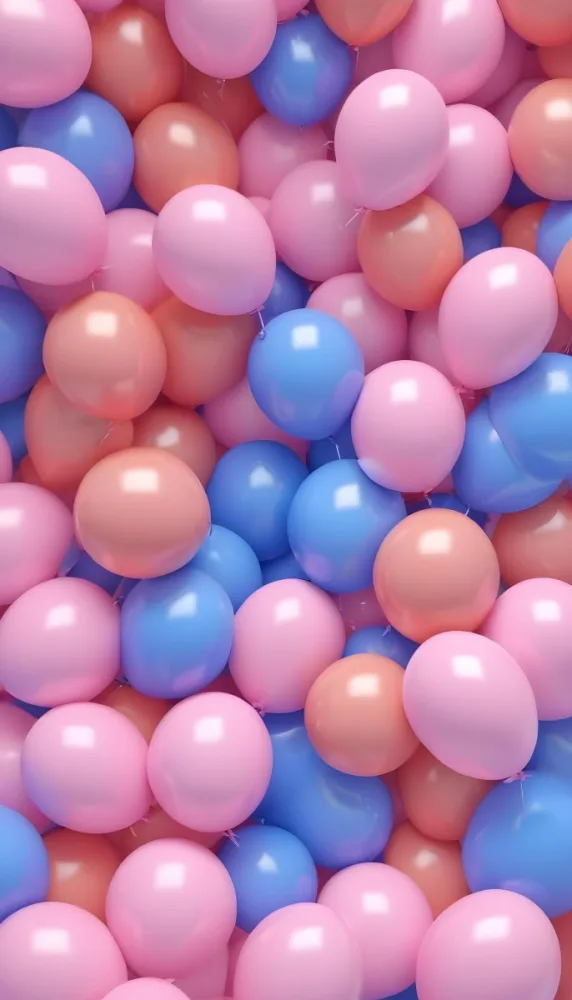 Colorful Balloons In Shades Of Pink Filling The Frame 7 4255
